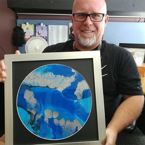 abstract art on record
