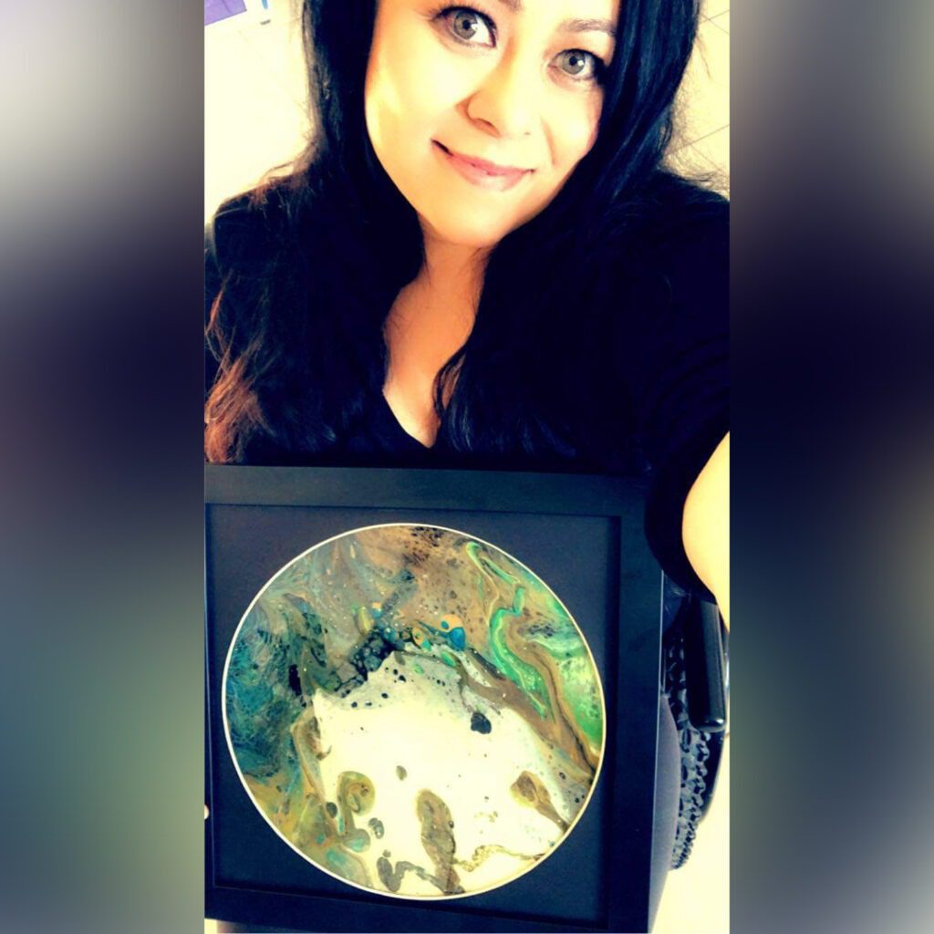 Tiffany vinyl record art