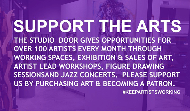 Support The Arts - The Studio Door